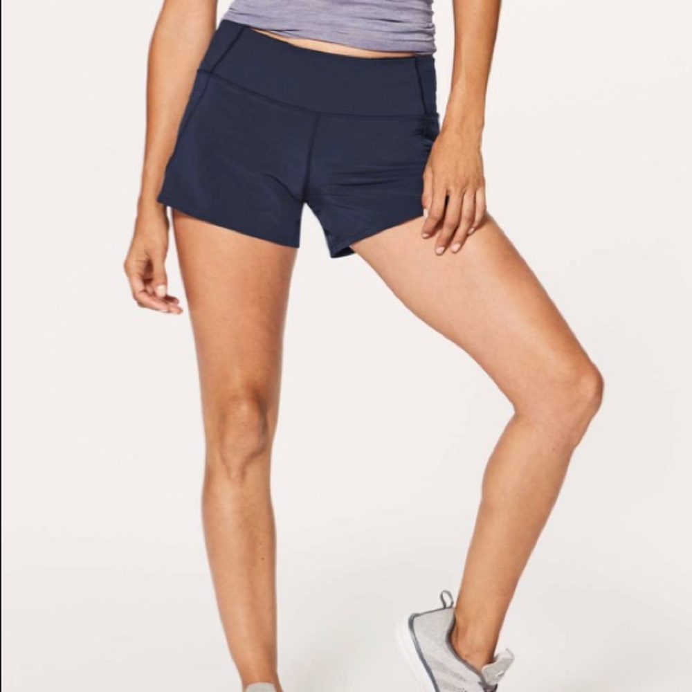 NEVER WORN 4 inch Lululemon Run Times Shorts